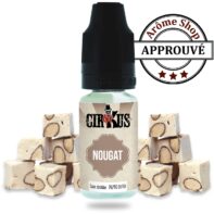NOUGAT 10 ML - CIRKUS By VDLV VINCENT DANS LES VAPES - E-LIQUIDE 10ML GOURMAND