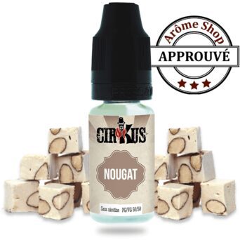 NOUGAT 10 ML - CIRKUS By VDLV VINCENT DANS LES VAPES - E-LIQUIDE 10ML GOURMAND