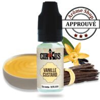 VANILLE CUSTARD 10 ML - CIRKUS BY VDLV VINCENT DANS LES VAPES - E-LIQUIDE GOURMAND 10ML