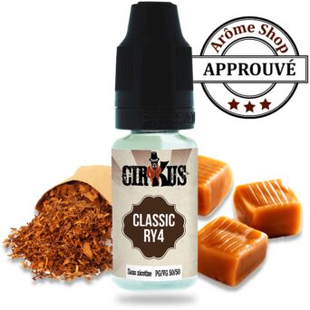 RY4 10 ML - CIRKUS By VDLV VINCENT DANS LES VAPES - E-LIQUIDE CLASSIC TABAC 10ML