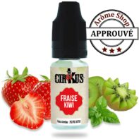FRAISE KIWI 10 ML - CIRKUS By VDLV - E-LIQUIDE 10ML - FRUITS ROUGE