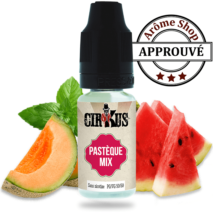 PASTEQUE MIX 10 ML - CIRKUS BY VDLV VINCENT DANS LES VAPES - E-LIQUIDE FRUITS ROUGES 10ML