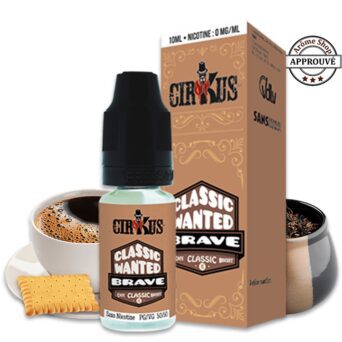 BRAVE 10 ML - VDLV VINCENT DANS LES VAPES - E.LIQUIDE CLASSIC TABAC GOURMAND
