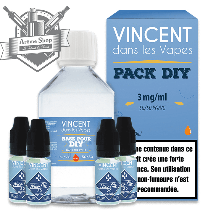 PACK DIY 250 ml 50/50
