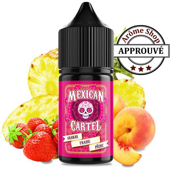 ANANAS FRAISE PECHE 30 ML - ARÔME CONCENTRÉ