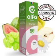 TROPICAL CLOUD 10 ML - ALFALIQUID - E-LIQUIDE 10ML FRUITÉ COCKTAIL - POMME POIRE RAISON CAMOMILLE GOYAVE