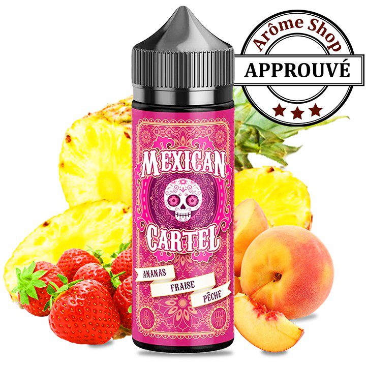 ANANAS FRAISE PÊCHE 100 ML