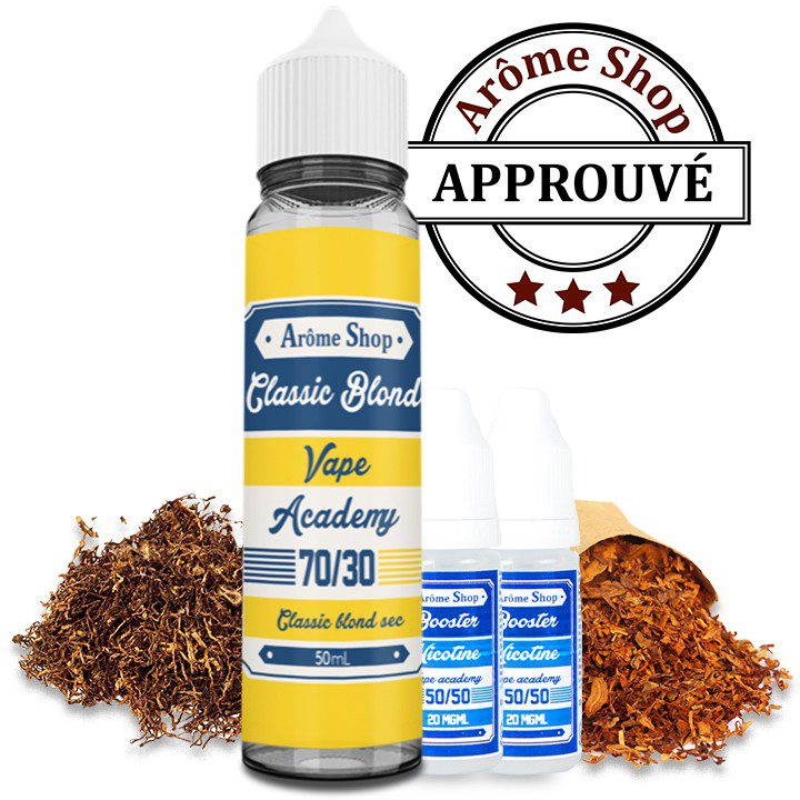 CLASSIC BLOND 50 ML + 2 BOOSTERS (6MG) CLASSIC BLOND 50 ML + 2 BOOSTERS (6MG)