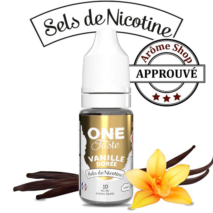 VANILLE DORÉE SEL DE NICOTINE