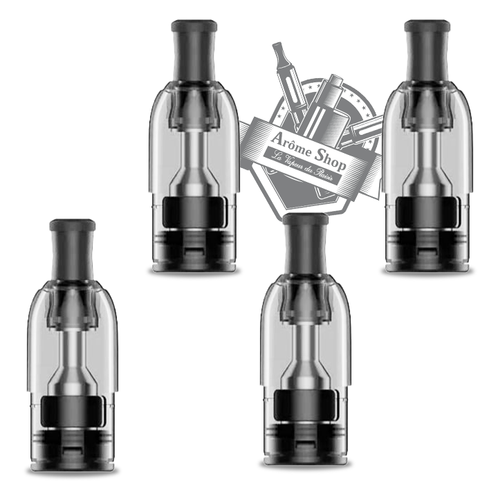 La cartouche WENAX M1 de chez GEEKVAPE offre une contenance de 2 ml.  La résistance fait partie de du pod jetable en 0.8 ohm. Boite de 4 cartouches.