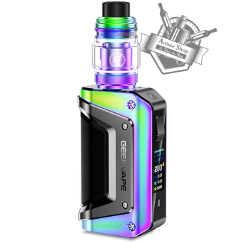Le kit LGEND 3, proposé par GEEKVAPE, est un kit composé d'une box solide, double accus*, pouvant accueillir 2 accus en 18650* offrant une puissance de 200 W. Les kit est composé également d'un clearomiseur Z FLI, doté d'une contenance de 5.5 ml, avec une remplissage facile par le haut pour une utilisation en DL (inhalation directe).  *Accus non fournis