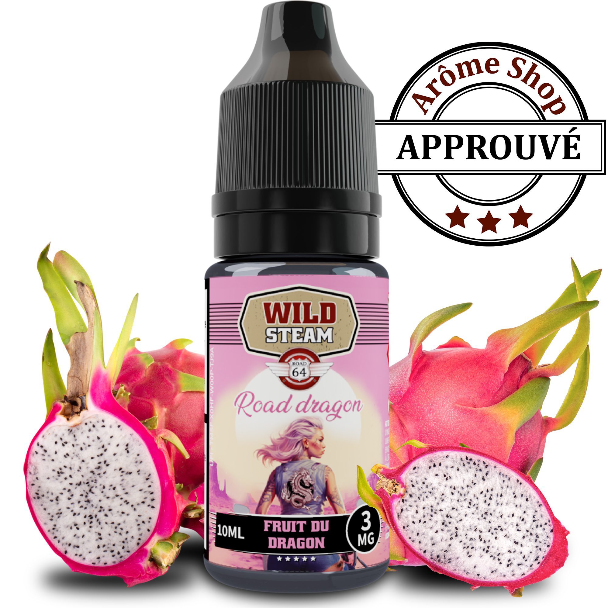 ROAD DRAGON 10 ML - WILD STEAM By ARÔME SHIO