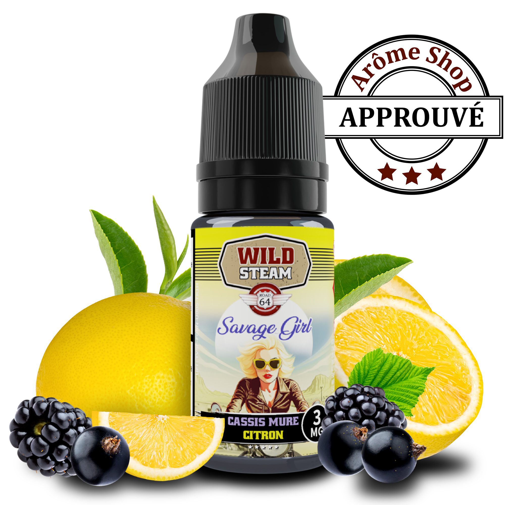 SAVAGE GIRL - WILD STEAM By ARÔME SHOP - 10 ML