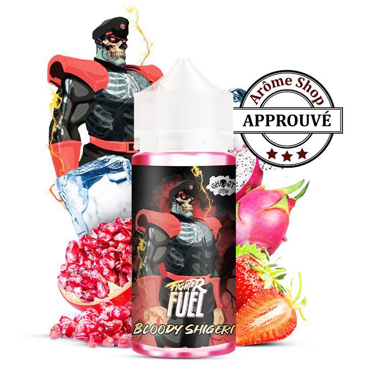 BLOODY SHIGERI 100 ML ﻿ Séparateur ﻿ FIGHTER FUEL ﻿ Séparateur ﻿ E.LIQUIDE FRUITÉ 💨