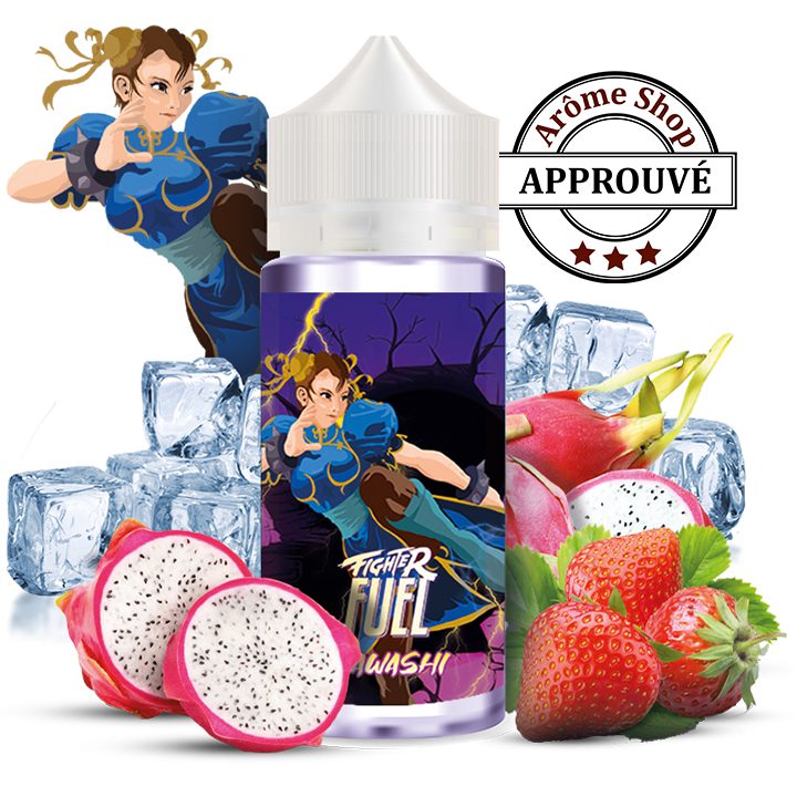 MAWASHI 100 ML ﻿ Séparateur ﻿ FIGHTER FUEL ﻿ Séparateur ﻿ E.LIQUIDE FRUITS ROUGES 💨
