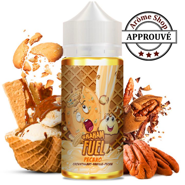 PECANO 100 ML- GRAHAM FUEL BY MAISON FUEL - E.LIQUIDE GOURMAND 100 ML
