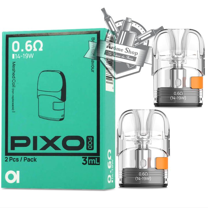 CARTOUCHE PIXO ASPIRE - RÉSISTANCES POD'S - VAPOTE - 0.6 ohm