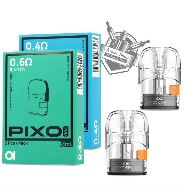 CARTOUCHE PIXO ASPIRE - RÉSISTANCES POD'S - VAPOTE