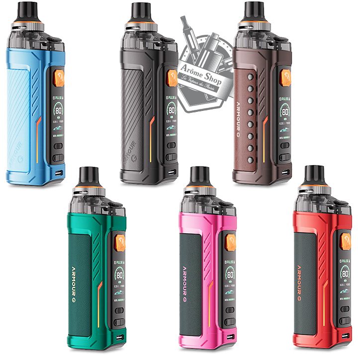 KIT ARMOUR G MTL VAPORESSO KIT POD VAPOTE CIGARETTE ÉLECTRINQUE SMART DÉBUTANT 80 W