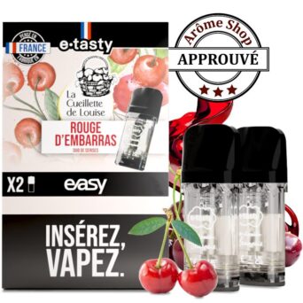 ROUGE D'EMBARRAS EASY CUEILLETTE DE LOUISE E-TASTY💨