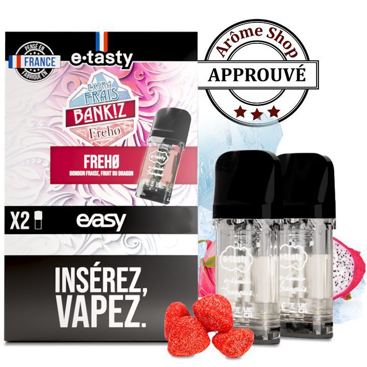 FREHO FRAIS 2 ML EASY BANKIZ By E-TASTY RECHARGE 💨 10 mg et 20 mg - e-liquide 💨