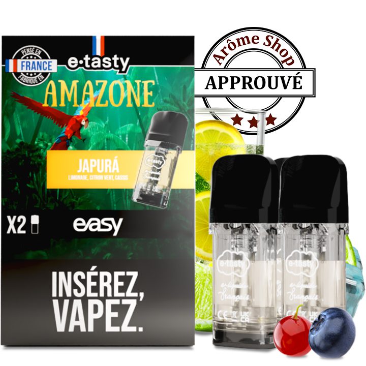 JAPURA - RECHARGE EASY AMAZONE By E-TASTY FRUIT JAUNE 💨