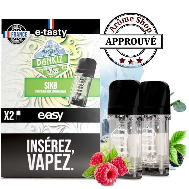 SIKO FRAIS (lot de2) - RECHARGE EASY BANKIZ By E-TASTY 💨