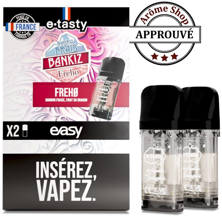 FREHO FRAIS 2 ML EASY BANKIZ By E-TASTY RECHARGE 💨 10 mg et 20 mg - e-liquide 💨