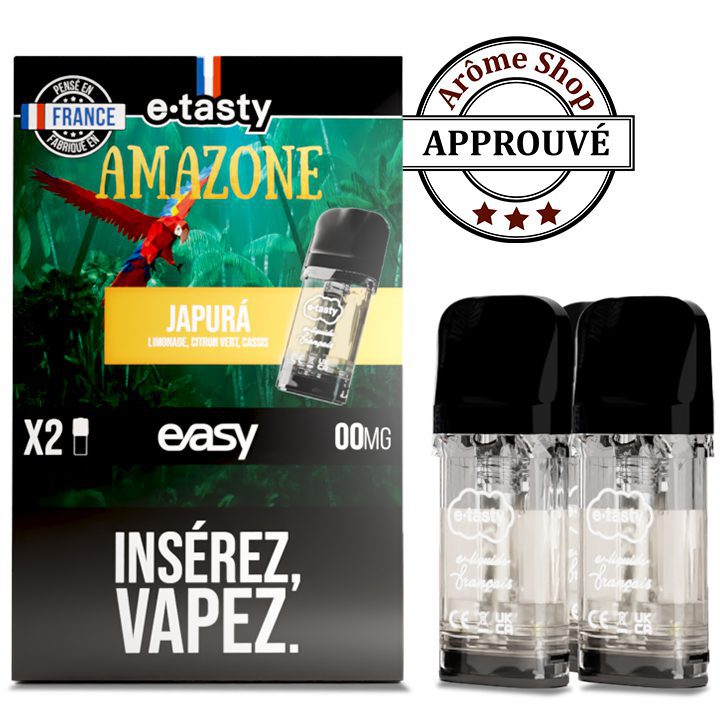 JAPURA - RECHARGE EASY AMAZONE By E-TASTY FRUIT JAUNE 💨