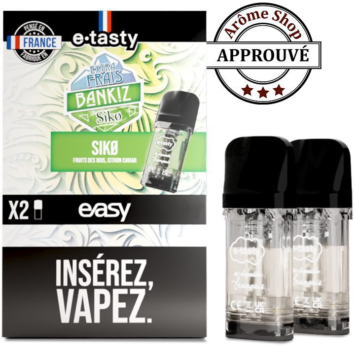 SIKO FRAIS (lot de2) - RECHARGE EASY BANKIZ By E-TASTY 💨