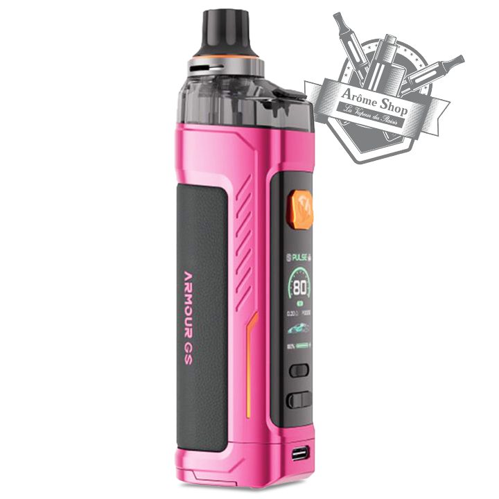 KIT ARMOUR GS DTL rose pink VAPORESSO KIT POD VAPOTE CIGARETTE ELECTRONIQUE