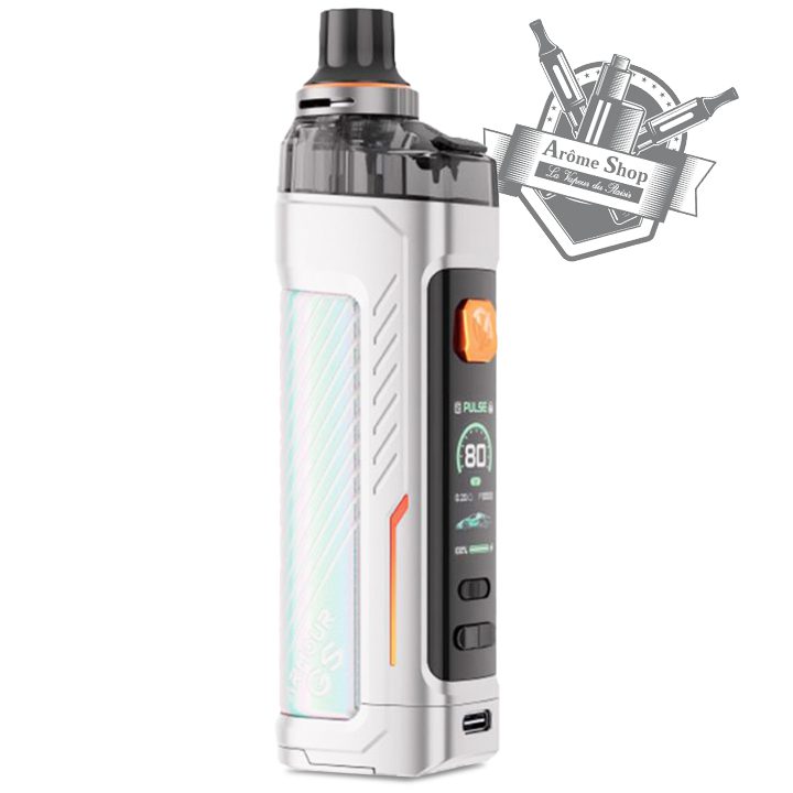 KIT ARMOUR GS DTL silver argent VAPORESSO KIT POD VAPOTE CIGARETTE ELECTRONIQUE
