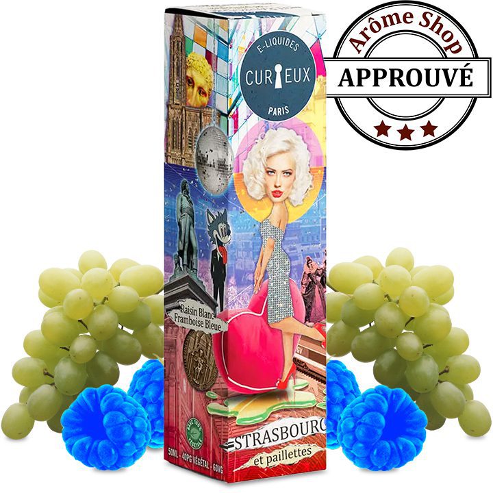 STRASBOURG PAILLETTES 50ML HEXAGONE By CURIEUX GOURMAND💨