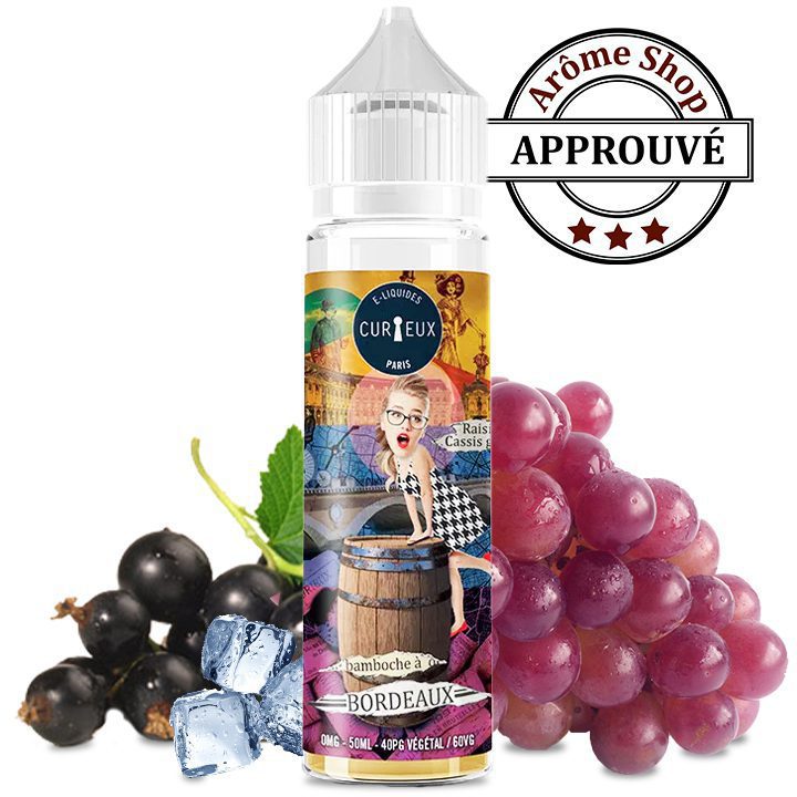 BAMBOCHE À BORDEAUX 50 ML HEXAGONE By CURIEUX FRUITÉ💨