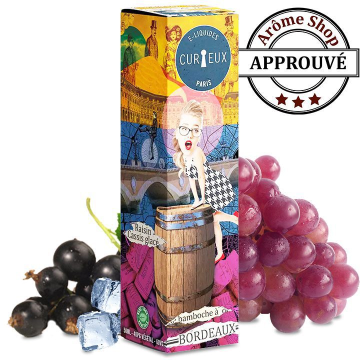 🍇 BAMBOCHE À BORDEAUX 50 ML 🍇 🍇 Saveurs dominantes : raisin, cassis, glaçons. Le BAMBOCHE À BORDEAUX de l'Édition HEXAGONE par CURIEUX est un e-liquide fruité et rafraîchissant qui vous transporte au cœur de Bordeaux. Cette création combine des saveurs de raisin juteux 🍇 et de cassis acidulé 🍒, le tout rehaussé par une touche de fraîcheur ❄️ pour une expérience de vape équilibrée et désaltérante. 💨 40/60 : PG/VG 🇫🇷 Fabriqué en France par CURIEUX.