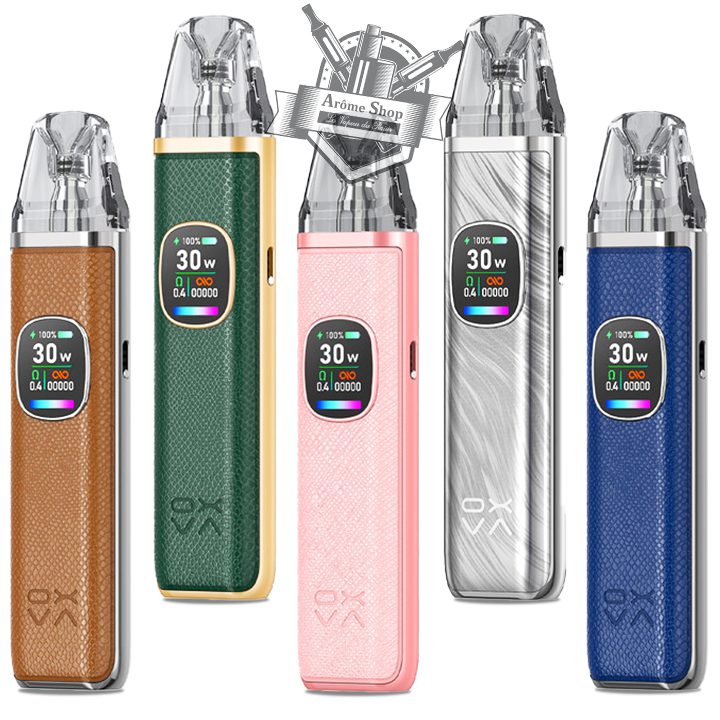 XLIM 1300 mAh | ⚡ 5-30W réglable | 🛠️ Compatible GTX OXVA | 💨 Airflow réglable | 🏆 Réservoir 2ml anti-fuite | 📺 Écran TFT 0.96” | 🔄 Modes, Eco, Smart.