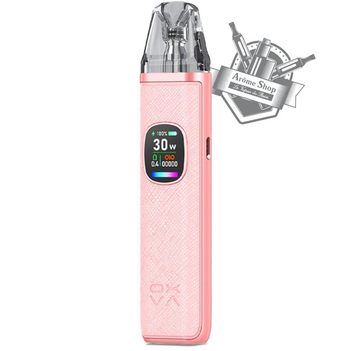 XLIM 1300 mAh | ⚡ 5-30W réglable | 🛠️ Compatible GTX OXVA | 💨 Airflow réglable | 🏆 Réservoir 2ml anti-fuite | 📺 Écran TFT 0.96” | 🔄 Modes, Eco, Smart. coral pink rose