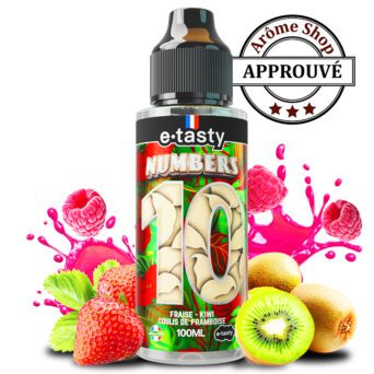 NUMBERS 10 100 ML E-TASTY E.LIQUIDE SAVEUR FRUITÉ 💨