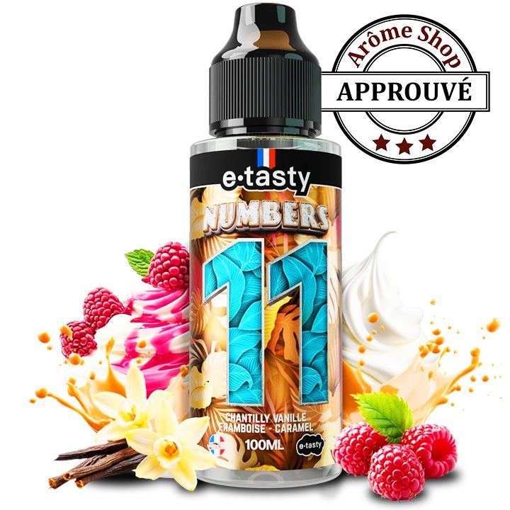 NUMBERS 11 100 ML E.TASTY E.LIQUIDE GOURMAND FRUITÉ 💨