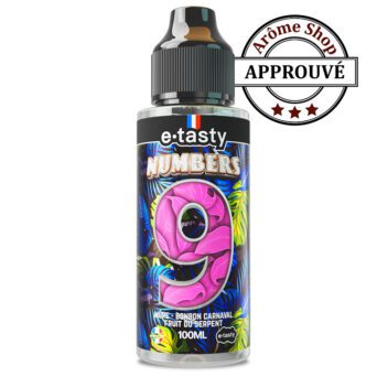 NUMBER 9 100 ML NUMBERS par E.TASTY E-LIQUIDE FRUITÉ 💨