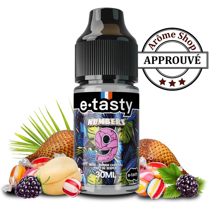 NUMBERS 9 ARÔME CONCENTRÉ E-TASTY DIY FRUITÉ 💨