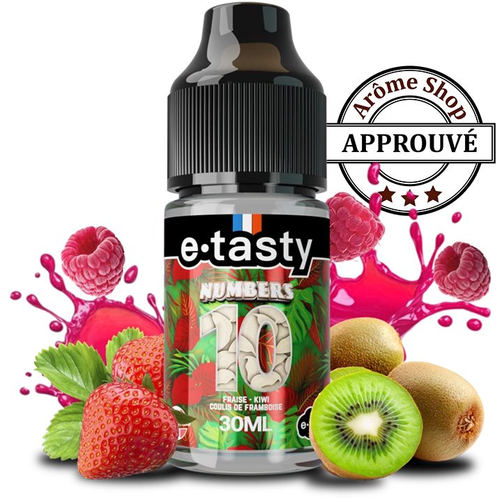 NUMBERS 10 30 ML ARÔME CONCENTRÉ E.TASTY DIY FRUITÉ 💨