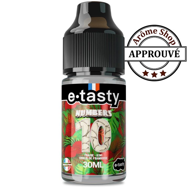 NUMBERS 10 30 ML ARÔME CONCENTRÉ E.TASTY DIY FRUITÉ 💨