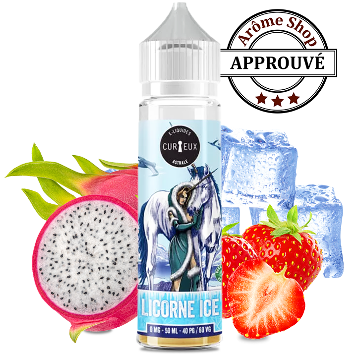 LICORNE ICE 50 ML ASTRALE By CURIEUX E-LIQUIDE FRUITÉ💨