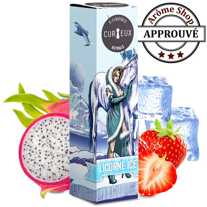 LICORNE ICE 50 ML ASTRALE By CURIEUX E-LIQUIDE FRUITÉ💨
