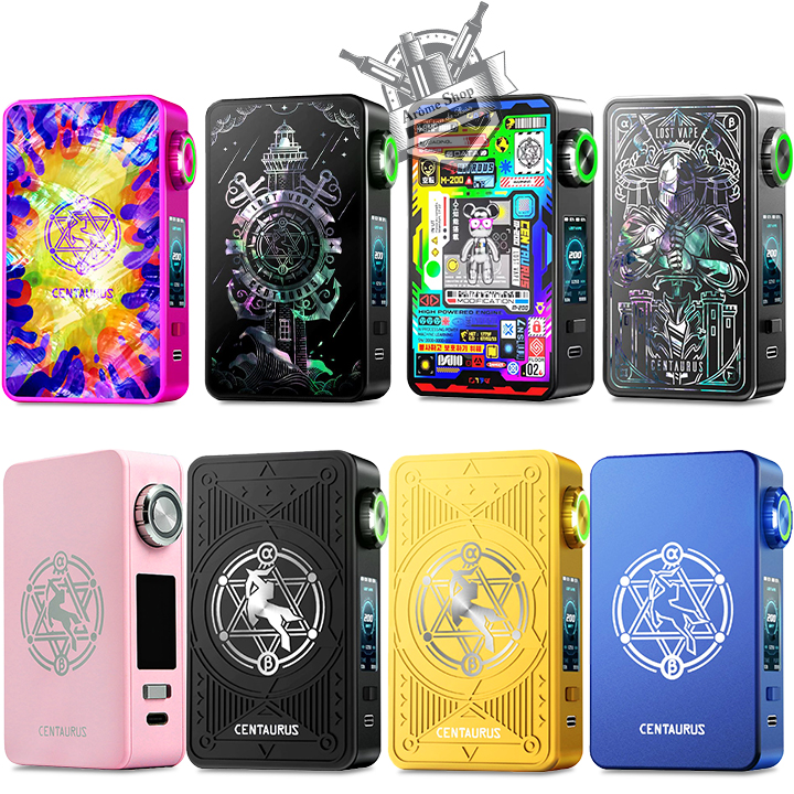 🌟 CENTAURUS M200 - LOST VAPE | Box double accus 200W haut de gamme Découvrez la CENTAURUS M200 par Lost Vape, une box électronique au design moderne, performante et conçue pour les vapoteurs les plus exigeants. Équipée du chipset Quest 2.0, cette box double accu offre une puissance maximale de 200W, des réglages précis, une interface intuitive et un design personnalisable grâce à ses panneaux latéraux aimantés. ⚙️ Caractéristiques techniques de la Centaurus M200 🔋 Double accu 18650 (non fournis) ⚡ Puissance réglable de 5 à 200W 🔧 Chipset Quest 2.0 – modes VW (Soft, Normal, Hard), Bypass, VPC 🖥️ Écran TFT 0.96” couleur 🔄 Molette crantée de réglage rapide + bouton switch 🧲 Panneaux latéraux magnétiques interchangeables 🧊 Châssis en aluminium anodisé – léger et résistant 🔌 Port USB-C pour mise à jour (pas recommandé pour recharger) 🔒 Protections électroniques : surcharge, court-circuit, inversion de polarité, coupure à 10s... 📦 Contenu de la boîte 1x Box Centaurus M200 – Lost Vape 1x Câble USB-C 1x Manuel d’utilisation multilingue 1x Carte de garantie ⚠️ Précautions d’utilisation 🔋 Utilisation des accus Utiliser exclusivement des accus 18650 de qualité, avec wraps en parfait état. Ne jamais transporter des accus non protégés. Utiliser une boîte de rangement adaptée. Respecter le sens de polarité (+ et -) lors de l’insertion. Ne jamais utiliser un accu endommagé, oxydé ou présentant des traces de chauffe. 🔧 Précautions d’usage de la box Ne pas exposer à une chaleur excessive ou à l’humidité. Éviter de recharger via USB-C : privilégier un chargeur externe dédié. Vérifier régulièrement l’état des connecteurs et des accus. 📝 Conclusion La Centaurus M200 de Lost Vape combine design haut de gamme, technologie avancée et personnalisation poussée. Elle s’adresse à ceux qui recherchent une box puissante, fiable et stylée, compatible avec tous les clearomiseur jusqu'à 26 mm de diamètre. 🔗 Boostez votre expérience de vape avec la Centaurus M200 – élégance, puissance, sécurité.