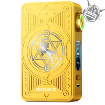 Centaurus M200 - LOST VAPE 🔋 Box 200W double accu ⚡ 🧲 Panneaux magnétiques 🎨 Couleurs variées ⚠️ Sécurité accus 🛠️ Design haut de gamme – GLODEN KNIGHT OR DORÉ