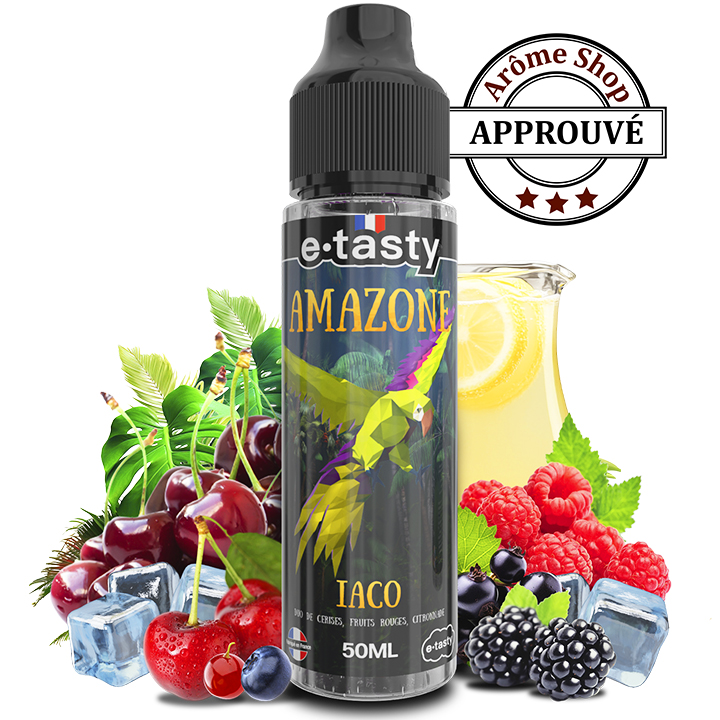 IACO 50ML AMAZONE BY E.TASTY E.LIQUIDE SAVEUR FRUITÉ 💨