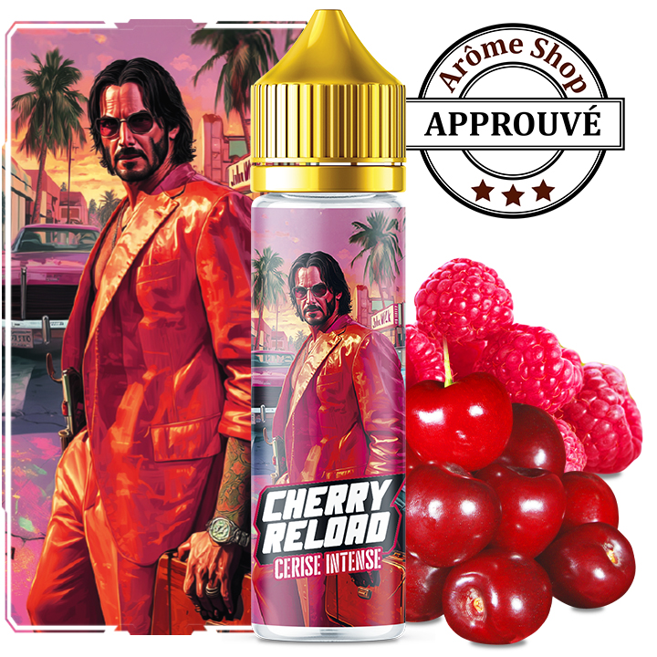 CHERRY RELOAD 50 ML VAPE CITY STORIES BY ARÔME SHOP 💨