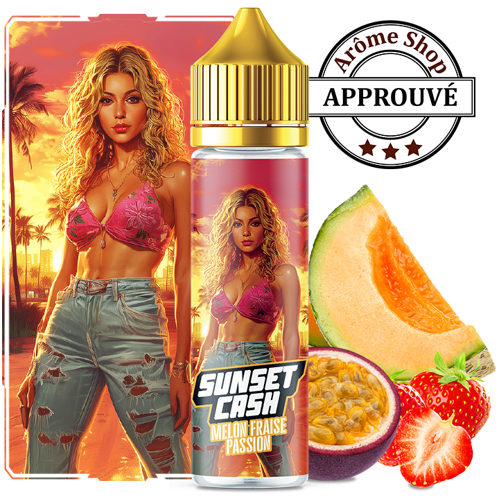 SUNSET CASH 50 ML VAPE CITY STORIES BY ARÔME SHOP 💨